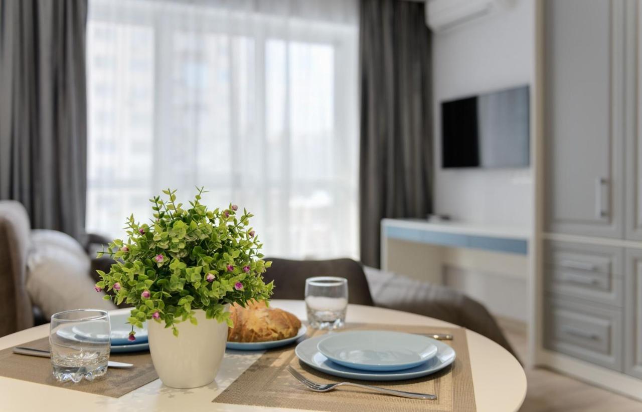 Modern New Cozy Apartment Kvartet Railway Station Kiev Luaran gambar