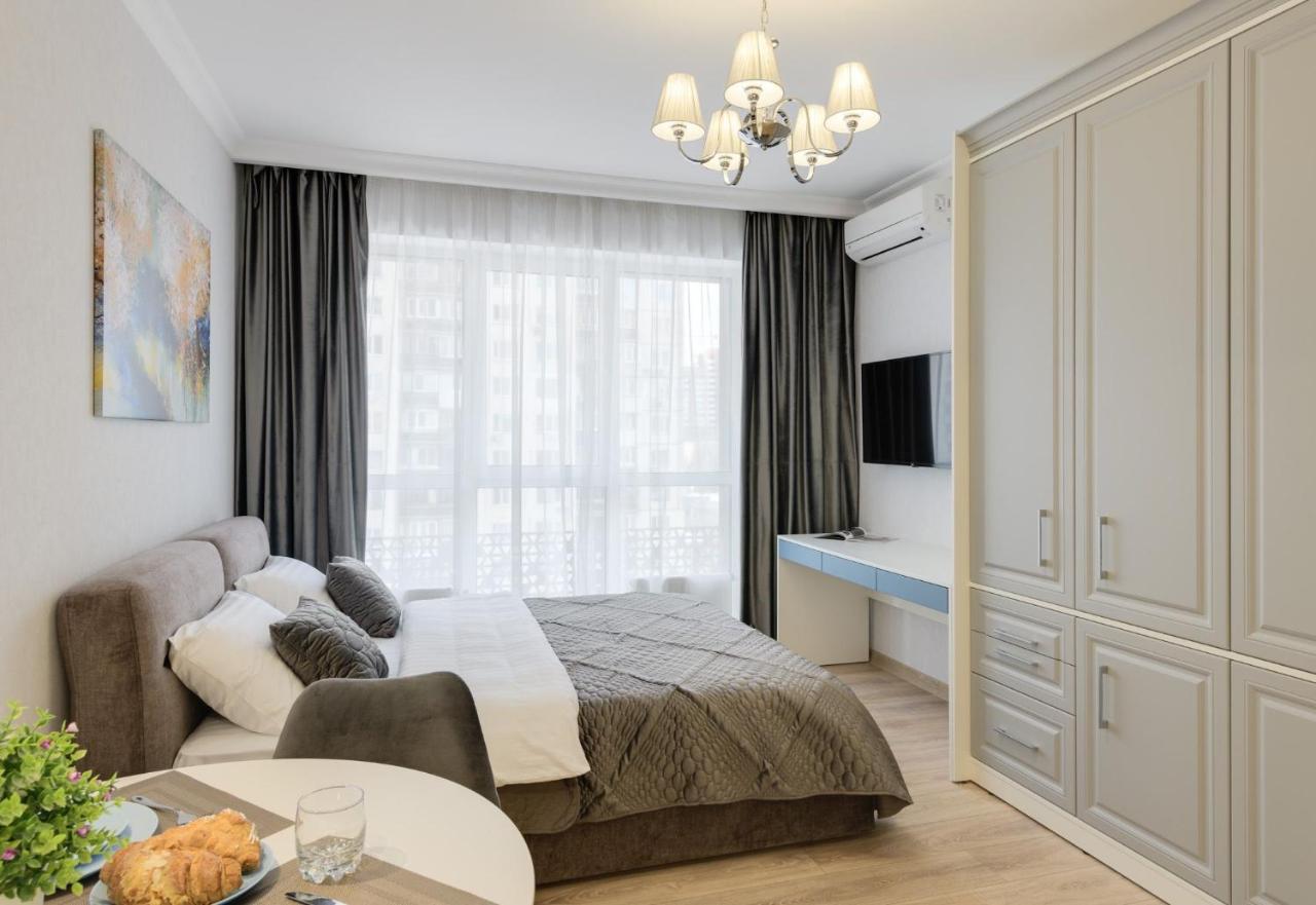 Modern New Cozy Apartment Kvartet Railway Station Kiev Luaran gambar