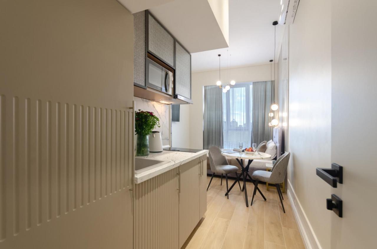 Modern New Cozy Apartment Kvartet Railway Station Kiev Luaran gambar