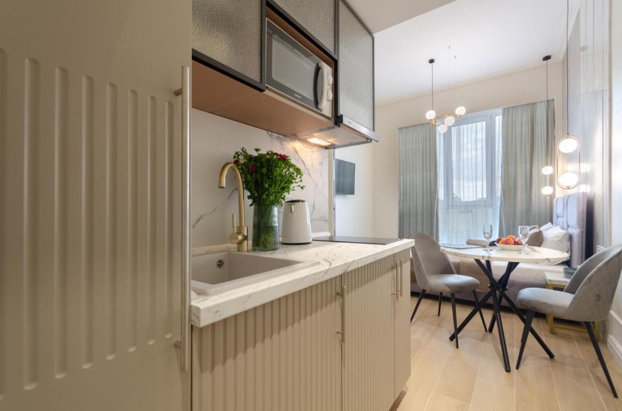 Modern New Cozy Apartment Kvartet Railway Station Kiev Luaran gambar
