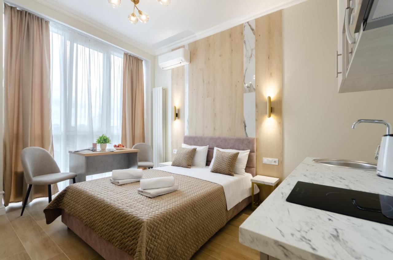Modern New Cozy Apartment Kvartet Railway Station Kiev Luaran gambar