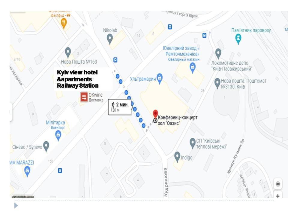 Modern New Cozy Apartment Kvartet Railway Station Kiev Luaran gambar