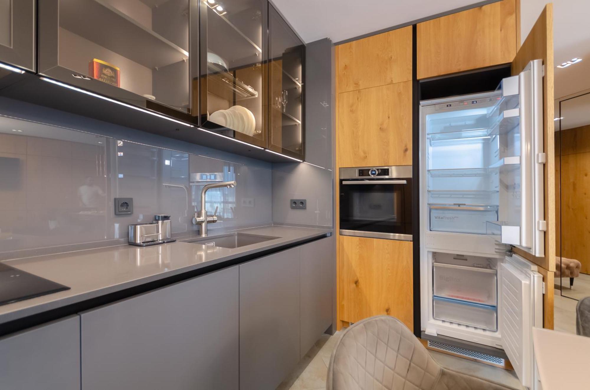 Modern New Cozy Apartment Kvartet Railway Station Kiev Luaran gambar