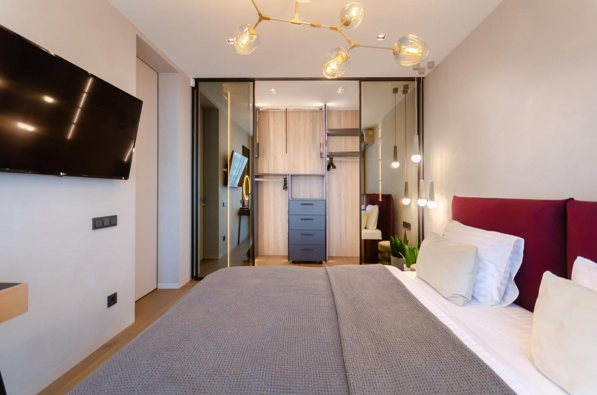 Modern New Cozy Apartment Kvartet Railway Station Kiev Luaran gambar